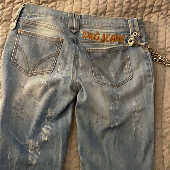 Dolce & Gabbana Jeans 28 early 2000’s Y2K style hemmed at 29 inch inseam - Picture 7 of 11